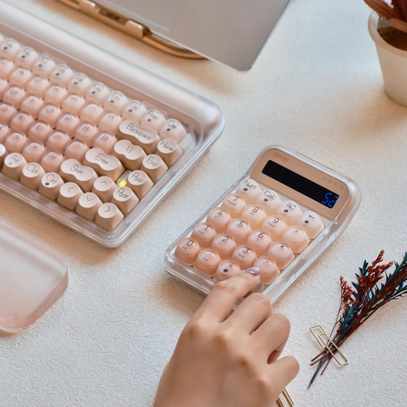 糖豆數字鍵盤-粉底液