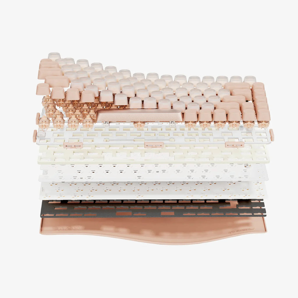 圓點機械式鍵盤-粉底液