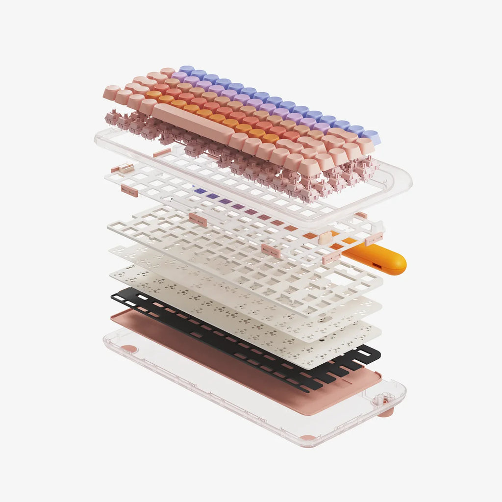 圓點機械式鍵盤-彩虹糖