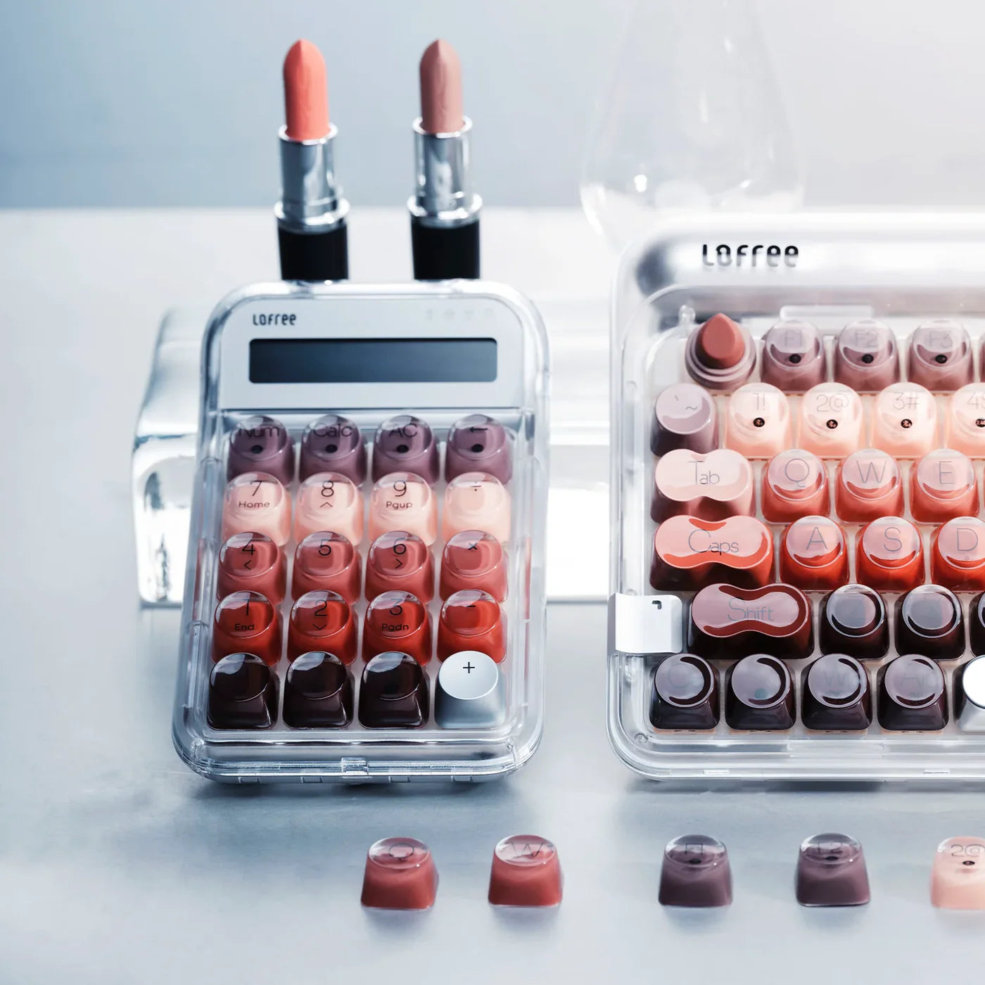 糖豆數字鍵盤-銀管