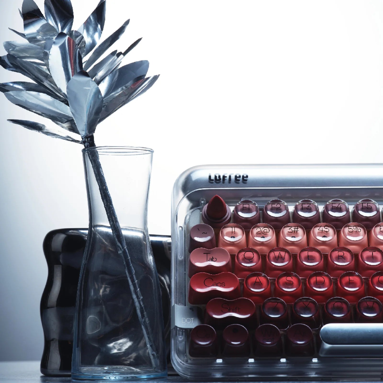 圓點機械式鍵盤-銀管