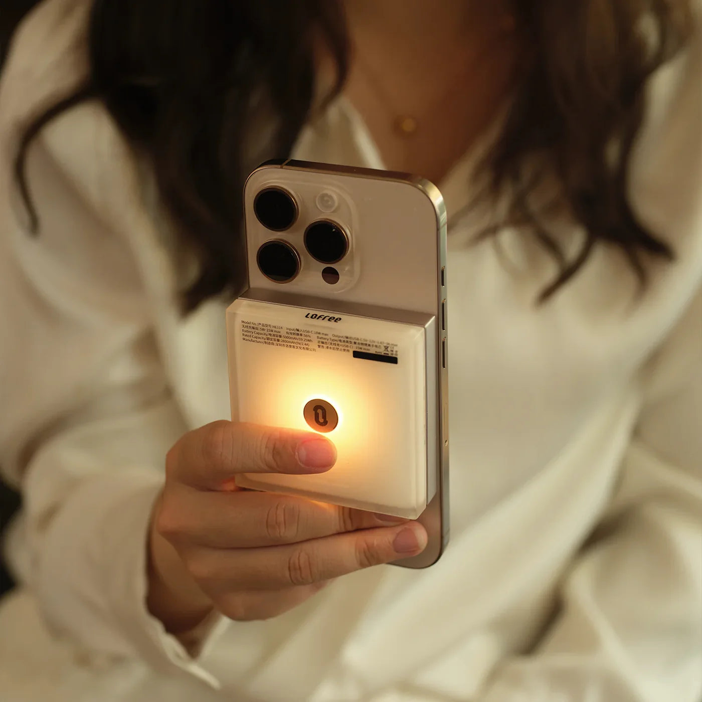 Glamor無線發光行動電源5,000毫安