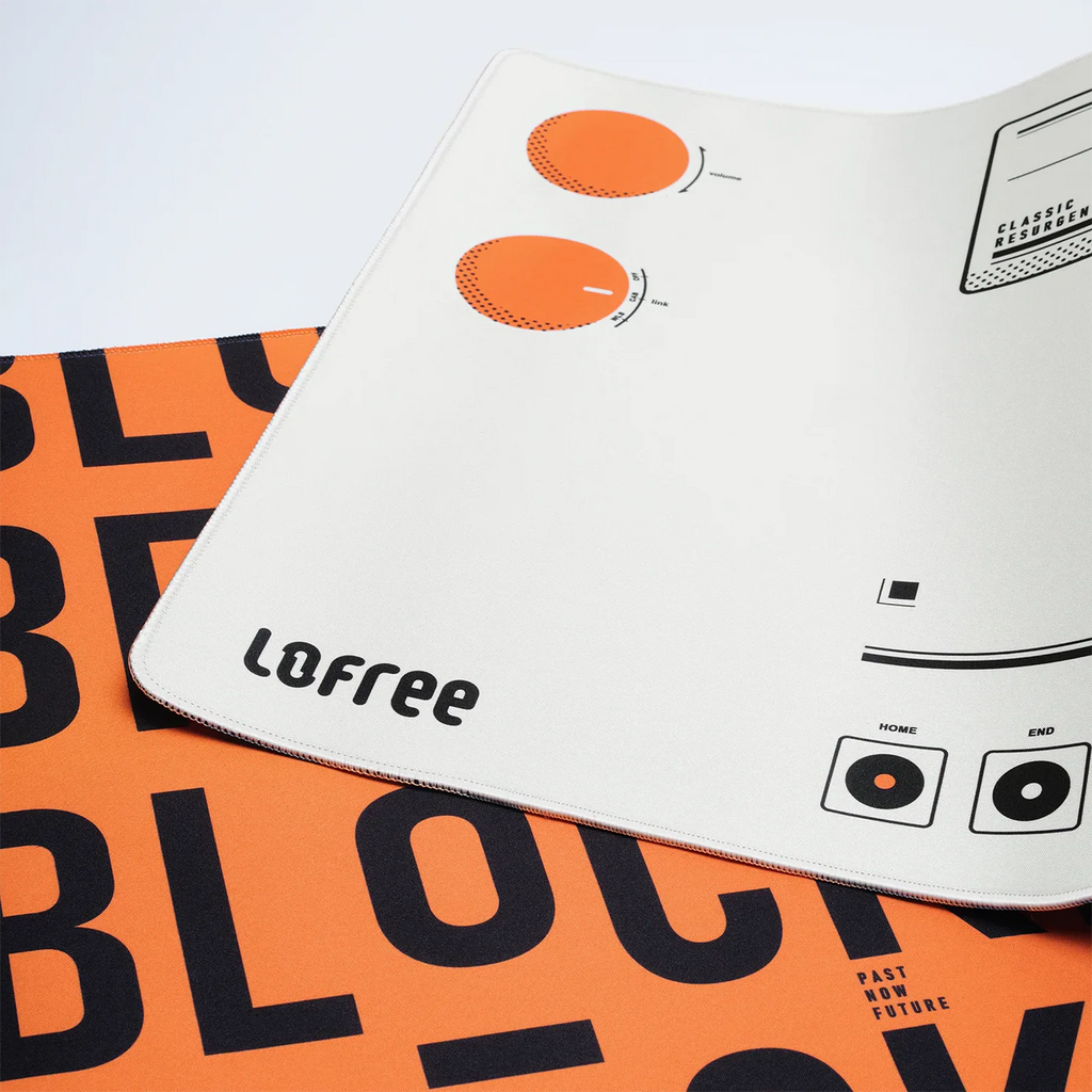 雙面桌面墊-復古橙