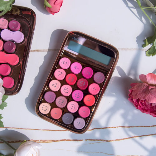 糖豆計算機-玫瑰金